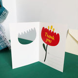 Load image into Gallery viewer, Thank You Card with Envelope for Mother&#39;s Day Pack 12