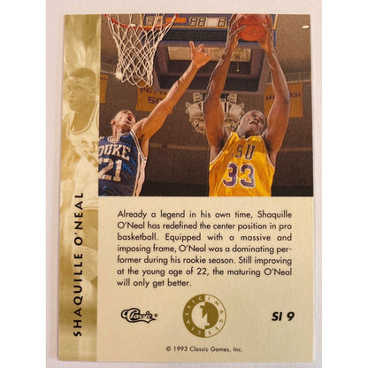 1993 Classic Shaquille O’Neal Sudden Impact