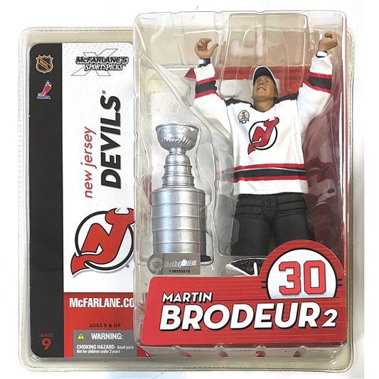 NHL Hockey Martin Brodeur New Jersey Devils Goalie Figure With The Stanley  Cup, 2004 Mcfarlane Toys