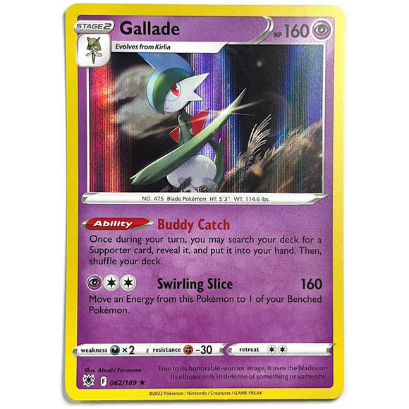 Astral Radiance Gallade Rare Holo 062/189