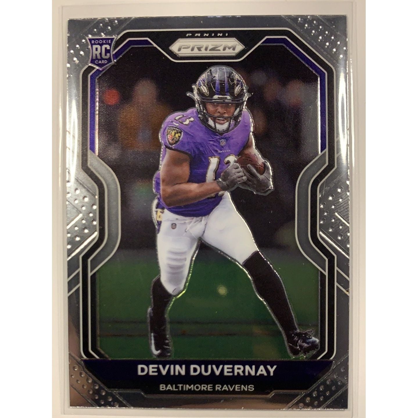 2020 Panini Contenders Devin Duvernay Rookie Ticket Jersey Green RC SP  Ravens