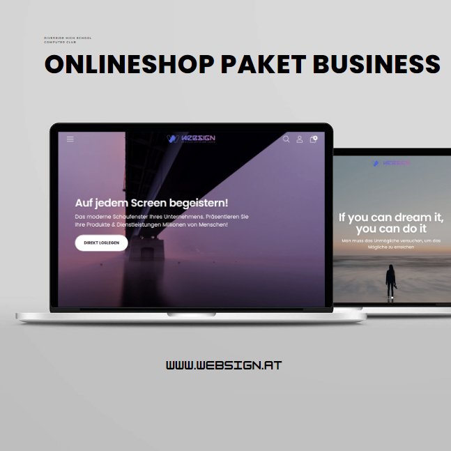 Onlineshop Paket Business