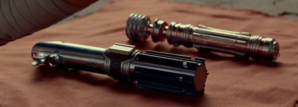 Le spade laser di Anakin Skywalker e Leia Organa
