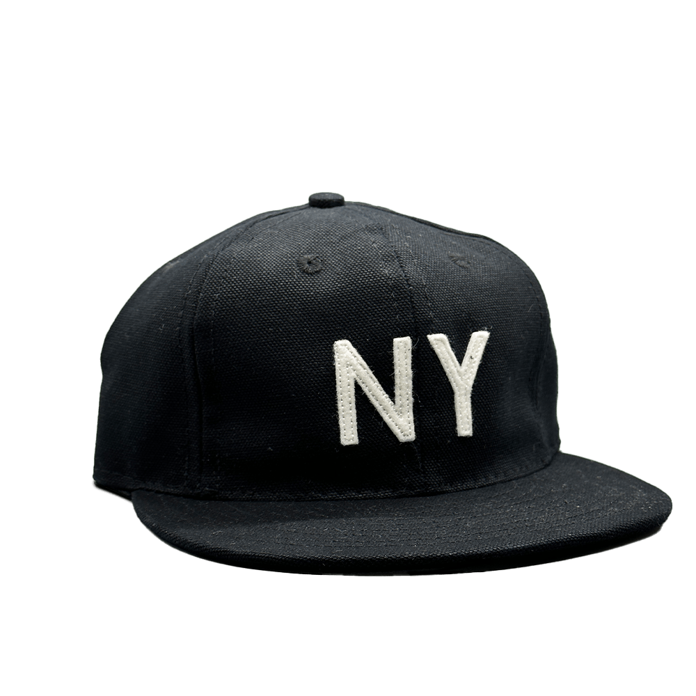 NY Black Yankees Cotton Hat - Navy