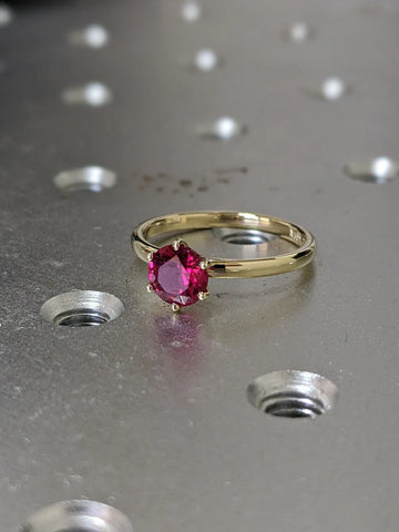 alternative engagement ring stones - Ruby