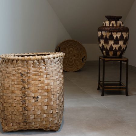 Vintage bamboo basket I Japanese home decor I Kaikô
