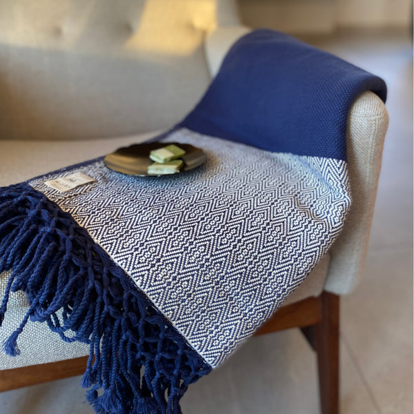 High Quality Handwoven Throw Wabi Sabi Style