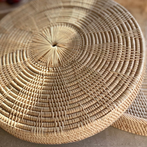 Handcrafted Rattan Trays I Kaikô Artisans