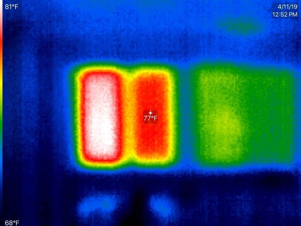Thermal heat rejection with an inferred camera in murrieta ca by RC Window films  
