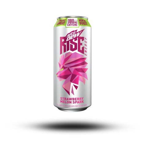 mountain dew rise strawberry melon spark energy drink