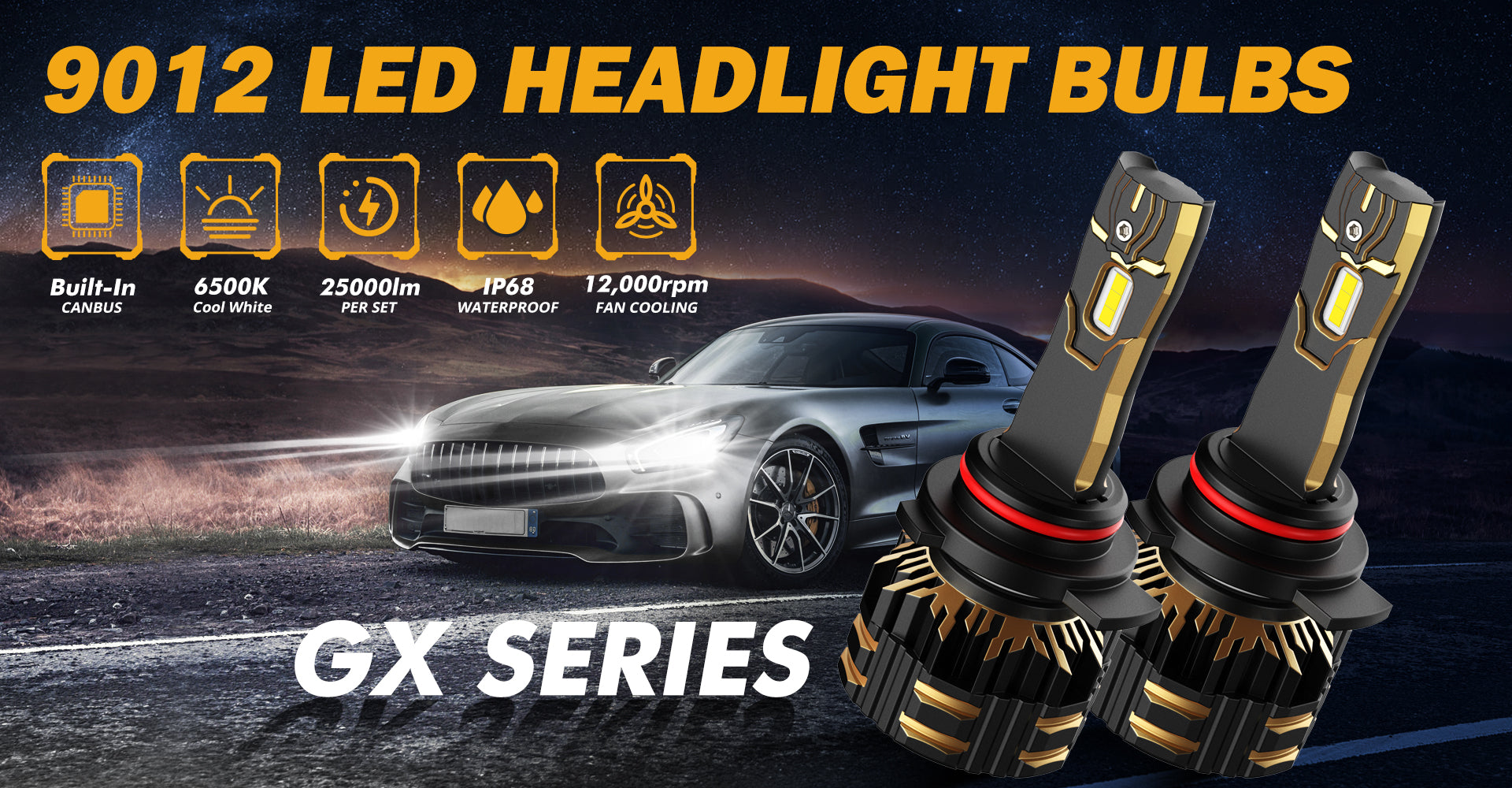 HIR2 9012 Premium High Power LED Canbus dimlicht grootlicht mistlicht (set)  - Premium High Power LED Canbus - TopLEDverlichting: LED en Xenon  verlichting voor auto's, motoren, scooters.