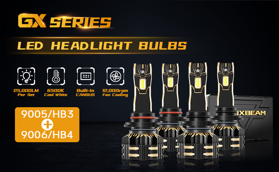 HB3 LED-Gluhbirnen 9005 9V-50V CANBUS 2St.