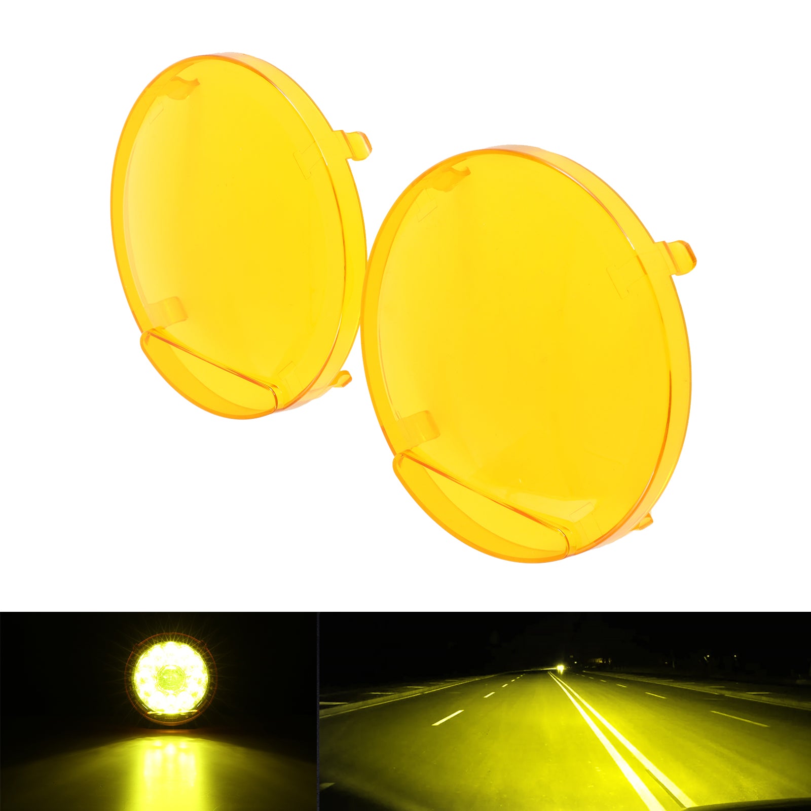 round led light covers