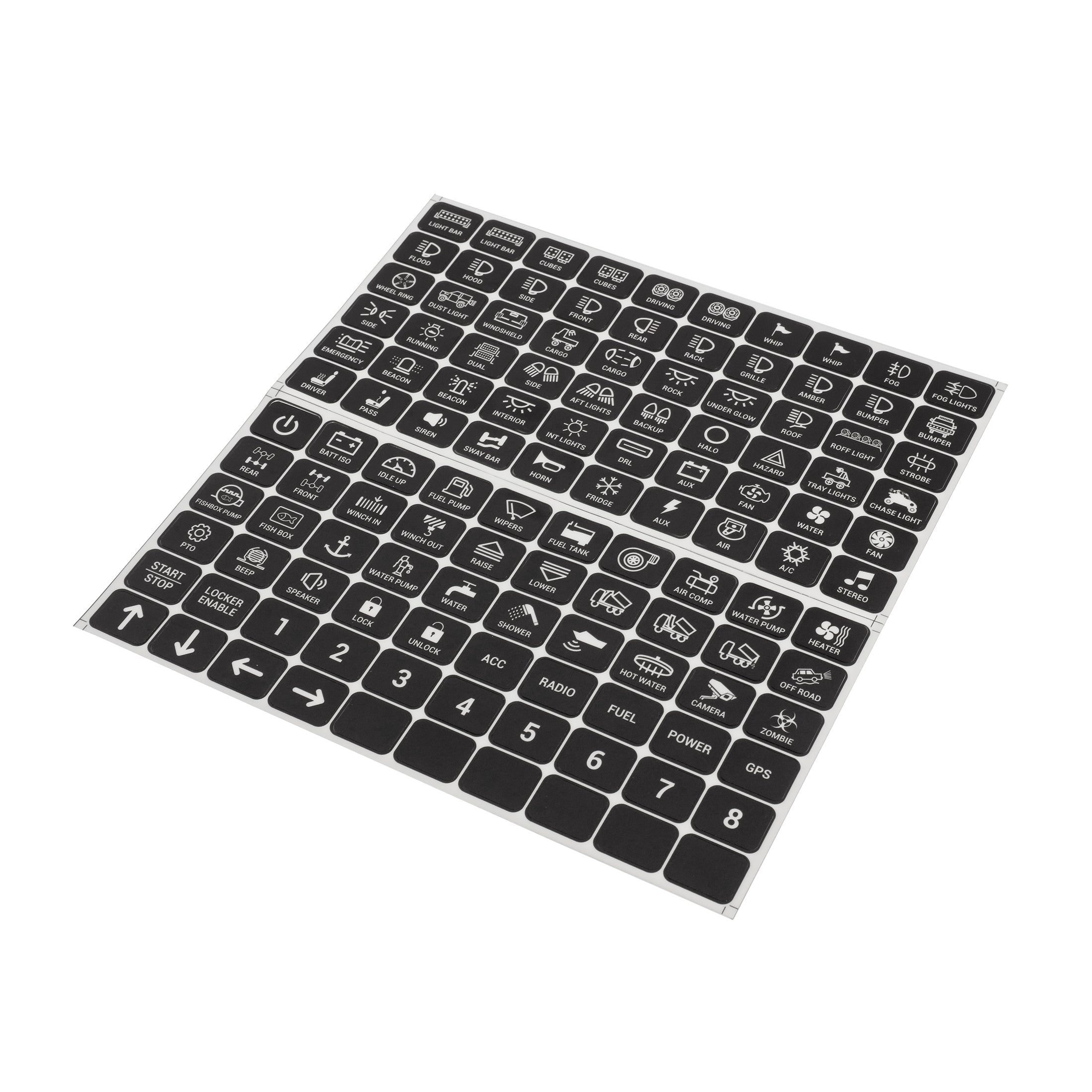 Image of 120 Universal Stickers for AR-600/RA80 XL Switch Panel