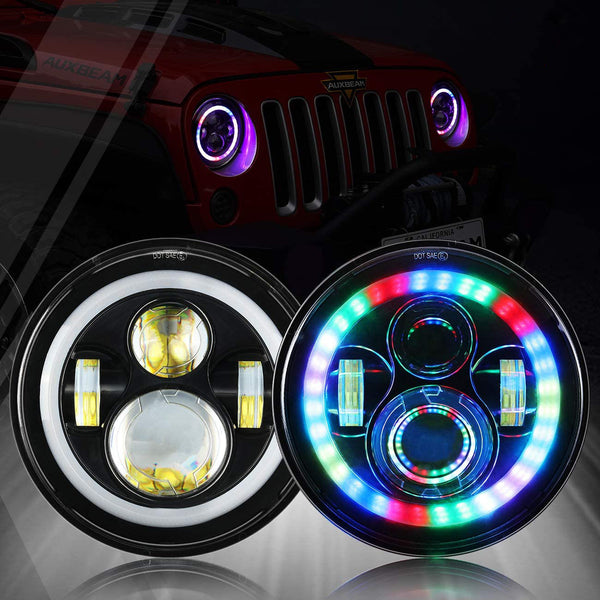 Jeep tj jk headlight | jeep wrangler led halo headlights