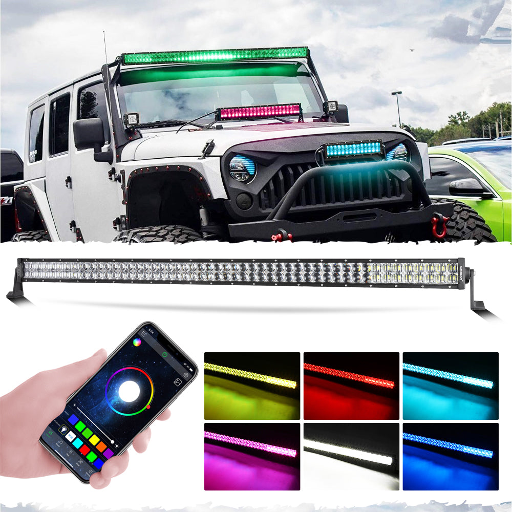 Image of New V-PRO Series Straight RGBW Color Changing LED Light Bar