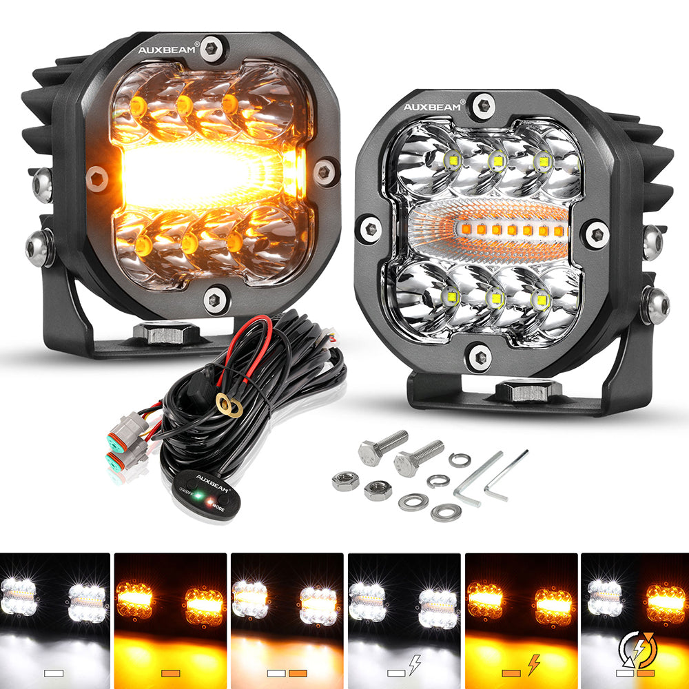 Image of 3 Inch 96W 9600LM LED Pods 6 Modes