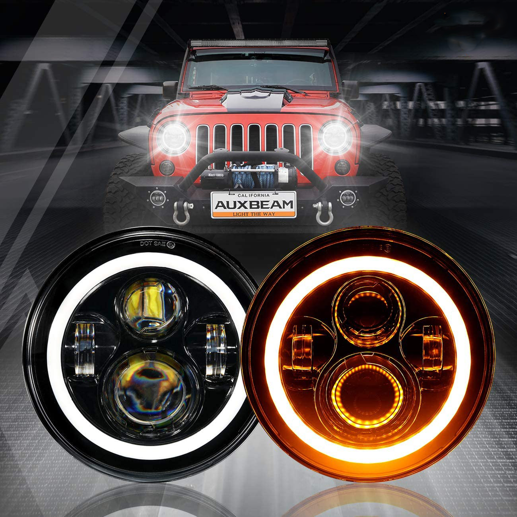 7 inch halo headlights