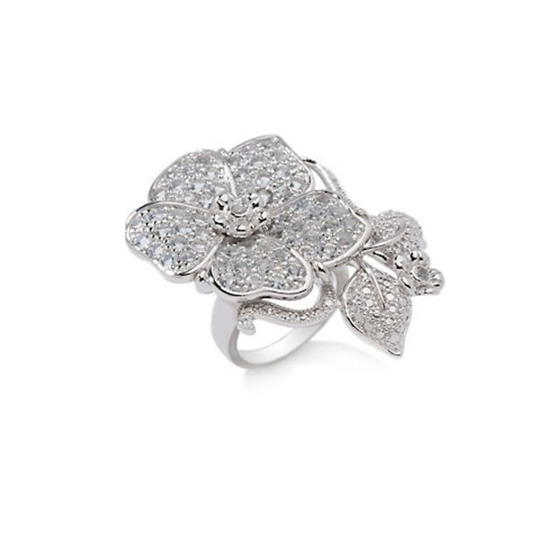 Sex and the City Ring with Cubic Zirconia in Sterling Silver – A. JARON ...