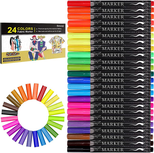  Emooqi Paint Pens, Paint Markers 20 Pack Oil-Based