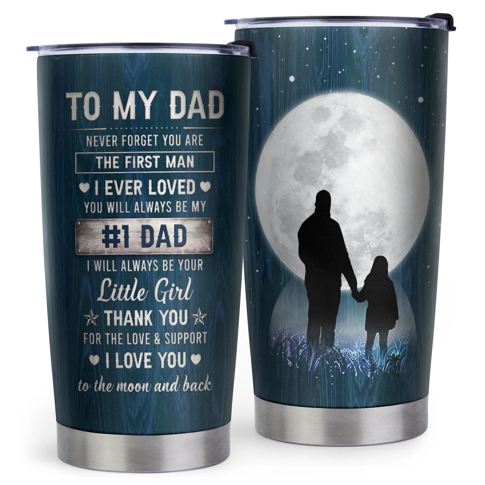 ThisWear Adoptive Dad Gifts for Men Remember Bon-s Dad I Love You