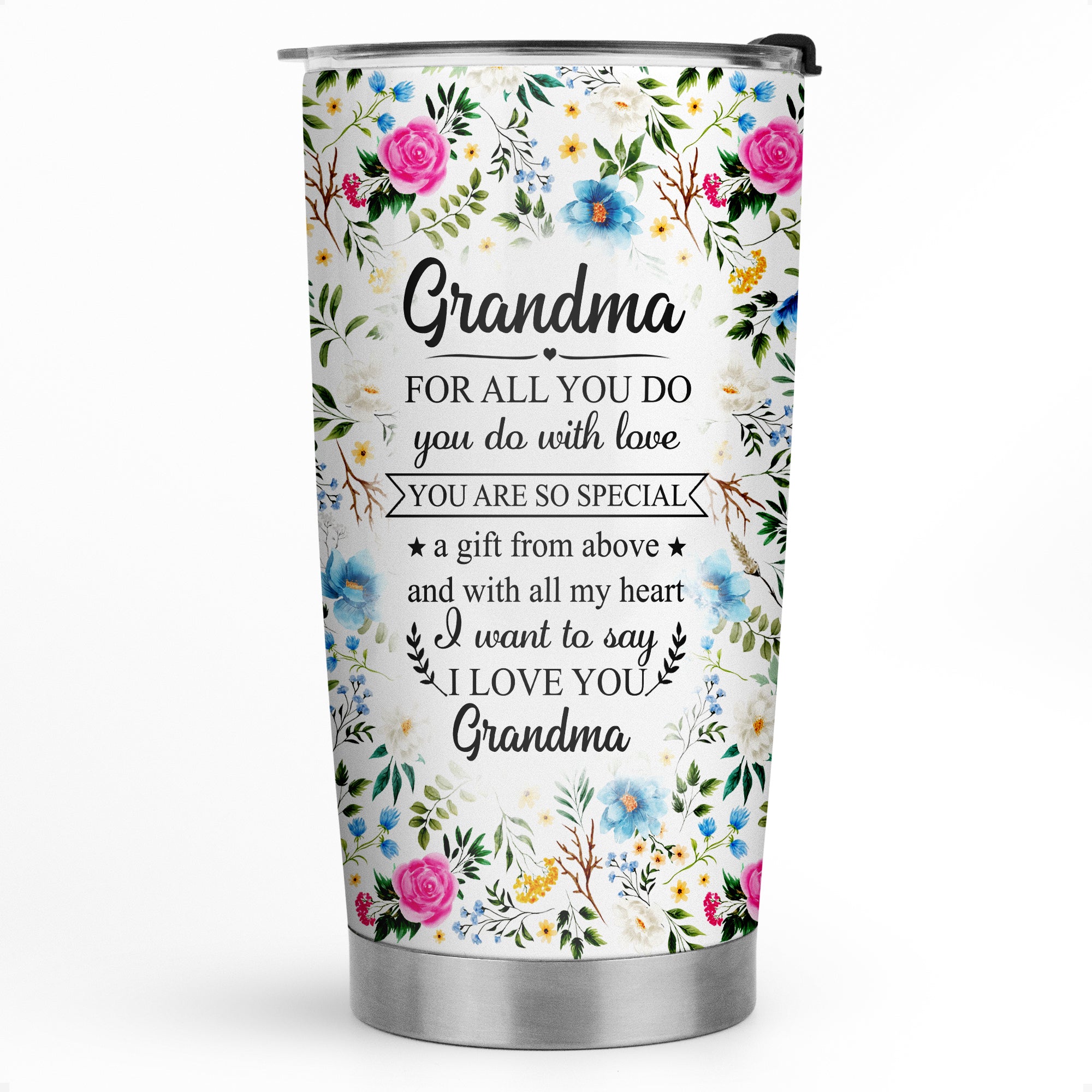 Personalized mom 40 oz floral tumbler , Mother's Day gift, 40 oz tumbl –  ClearlyYoursDesigns