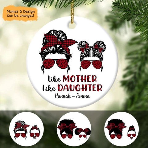 Personalized Christmas Ornament - Like Mother Like Daughter