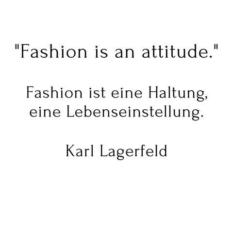 Fashion is an attitude