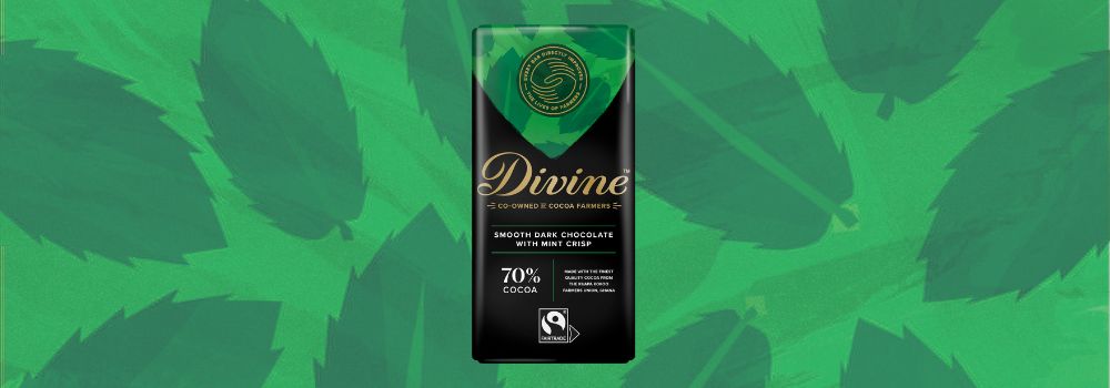 Divine Dark Chocolate with Mint Crisp