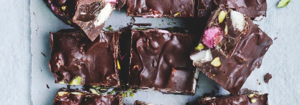 Vegansk Rocky Road