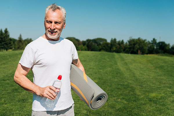 Bild zeigt Mann beim Training