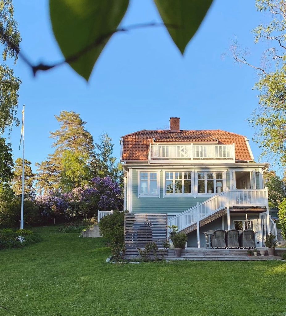 Cornelias interior - Grön villa Danderyd