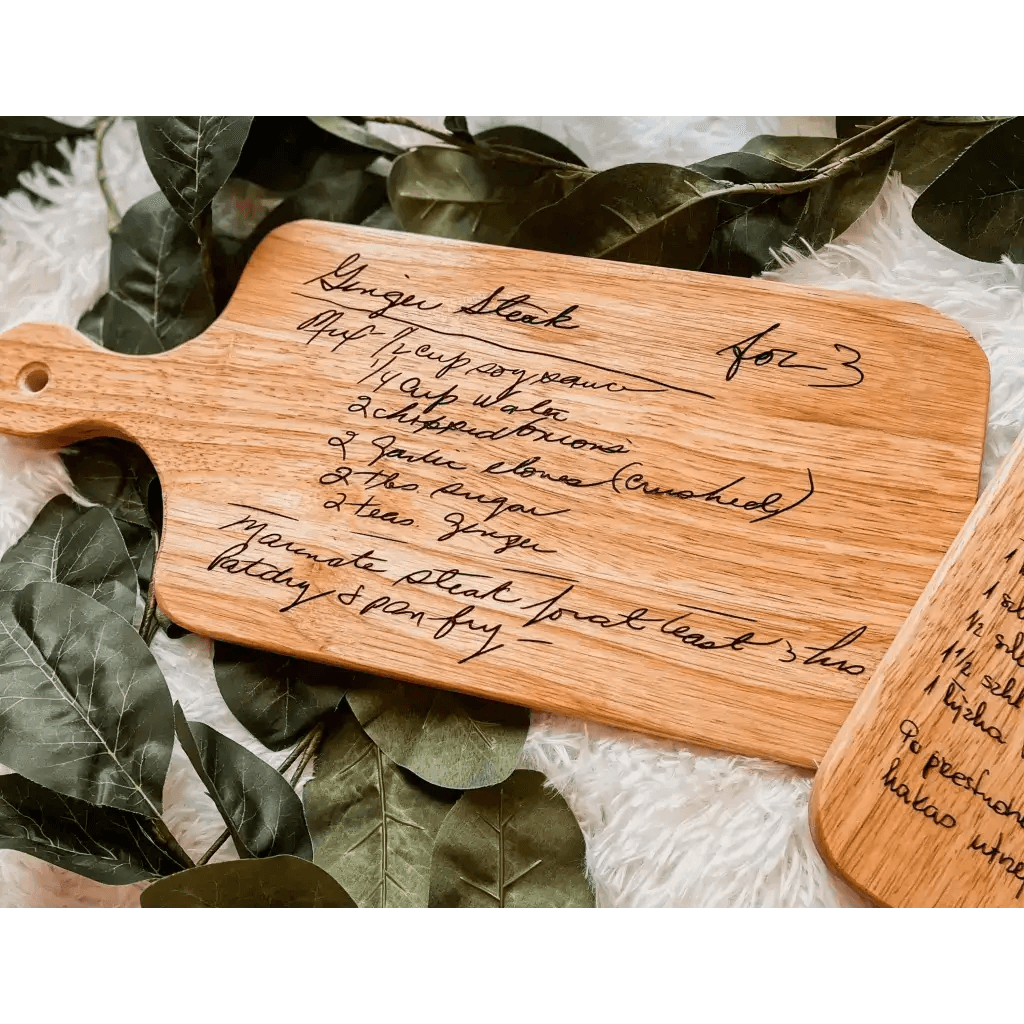 Custom Personalized Recipe Cutting Boards | Fancy Front Porch