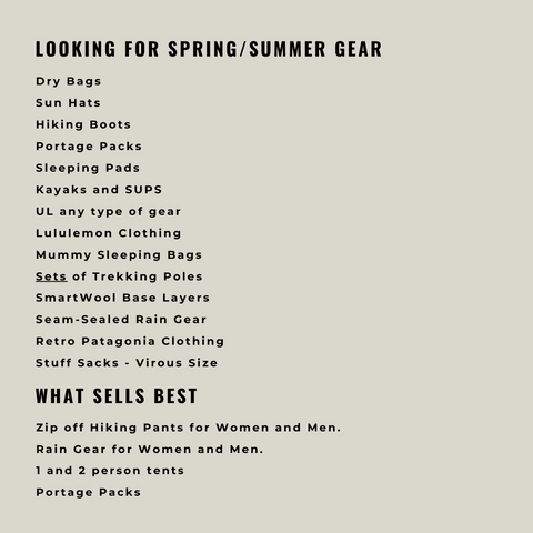 Hot selling spring items at Janky Gear.