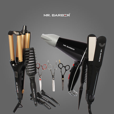 Mr Barber Hair styling professional tools