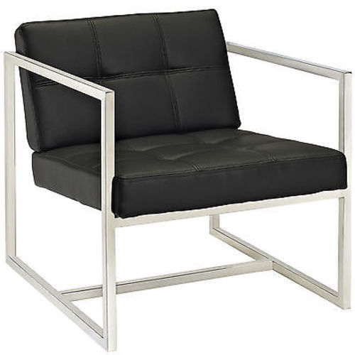 steel frame lounge chair