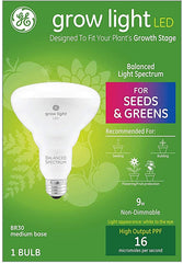 GE grow light bulb white light fig and freya plant shop
