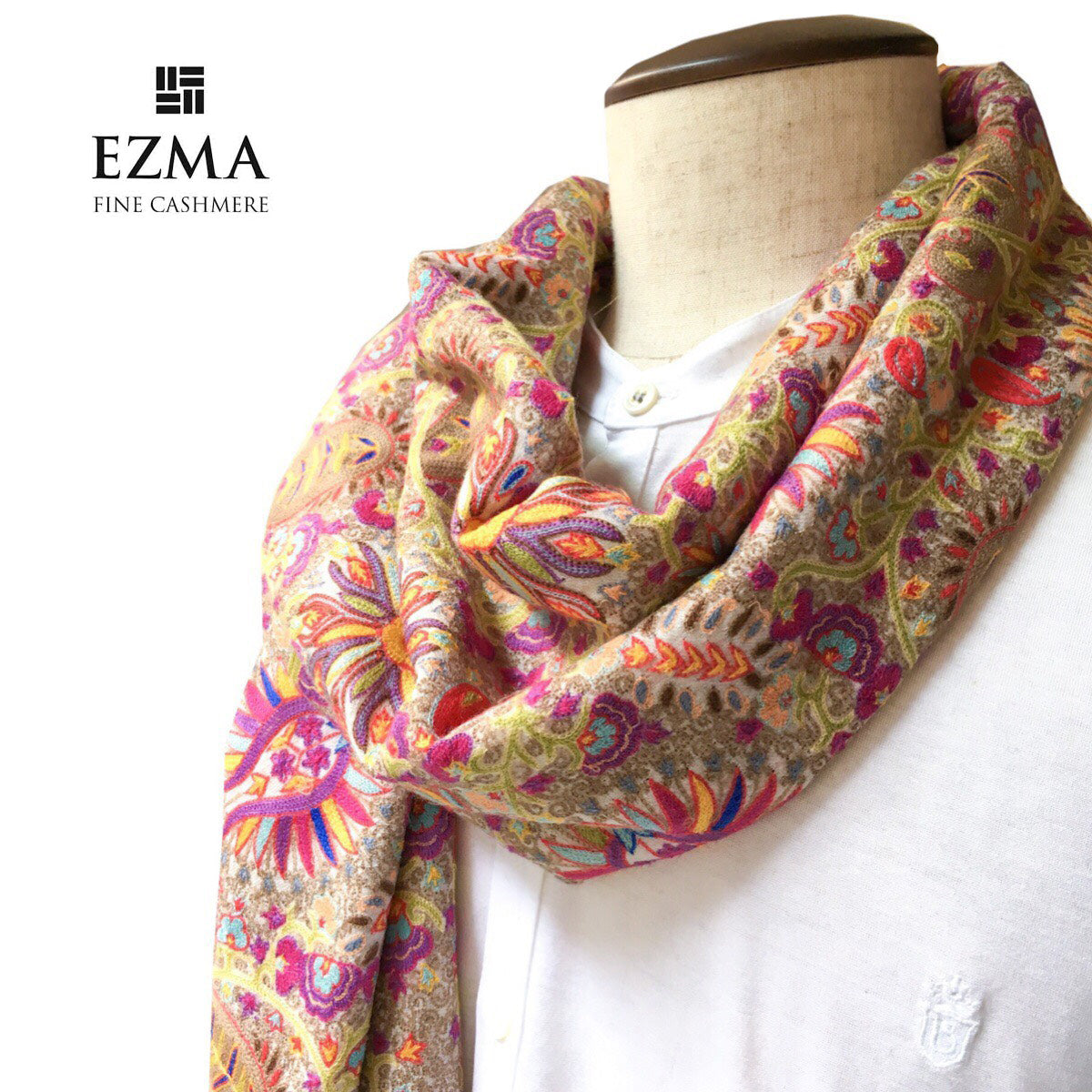 新品SALE☆ EZMA カシミヤストール-