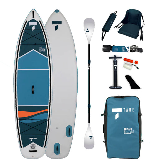 Tahe 11 ft 6 Beach Kayak Pack - Inflatable Paddle Board Package