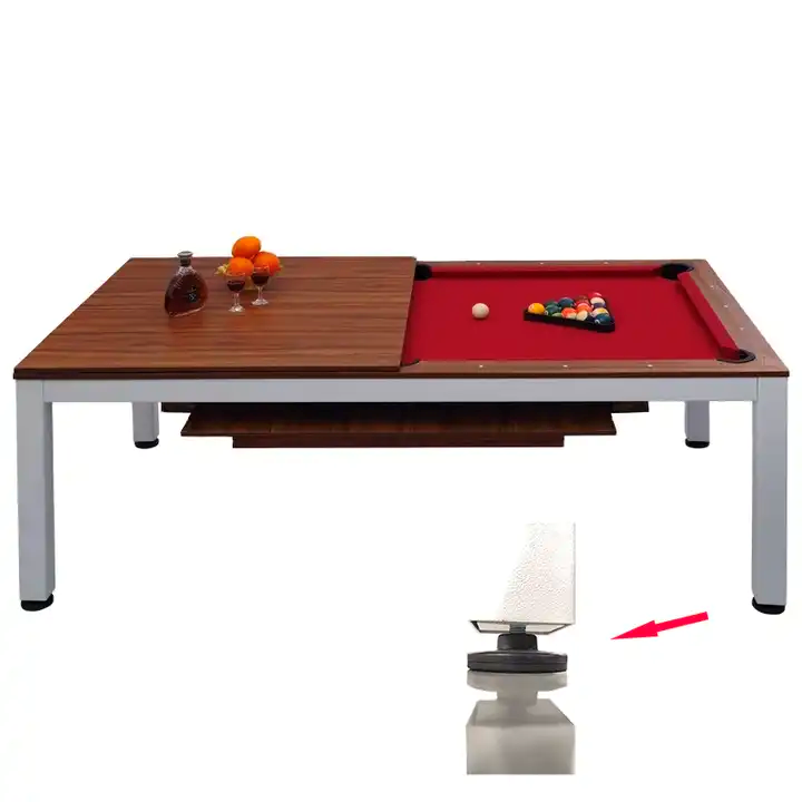K66 Metal Leg Slate Pool Table