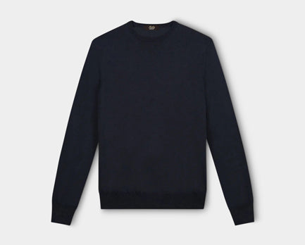 Organic Cotton Fleece Sweatshirt Navy