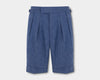 Windsor Navy Tropical Wool Shorts