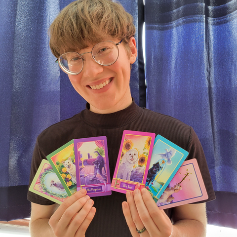 Calion Smith creator of the Barkana tarot