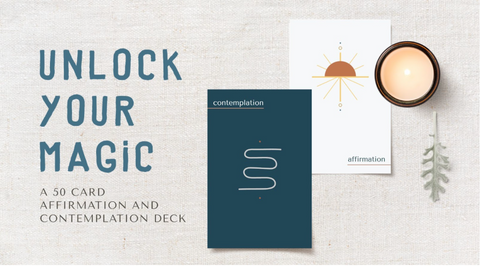 photo of Unlock your Magic title and card samples