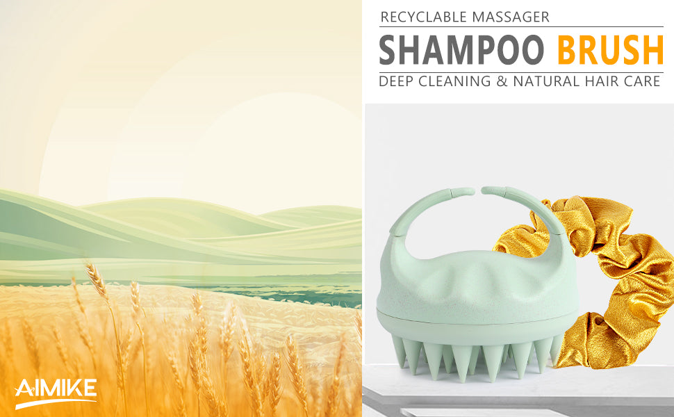 AIMIKE eco-friendly shampoo brush