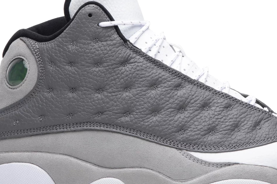 jordan 13 gray and white