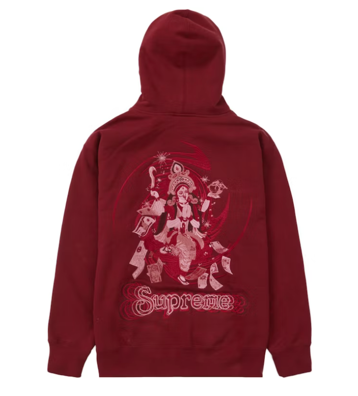 Supreme Lakshmi Zip Up Hooded Sweatshirt (Cardinal Red) – GotEmKicks