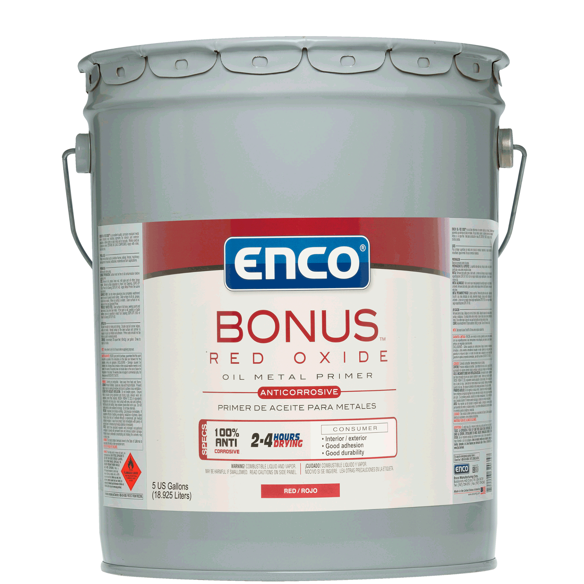 BONUS OIL OXIDE ANTI CORROSIVE PRIMER | Enco Puerto Rico