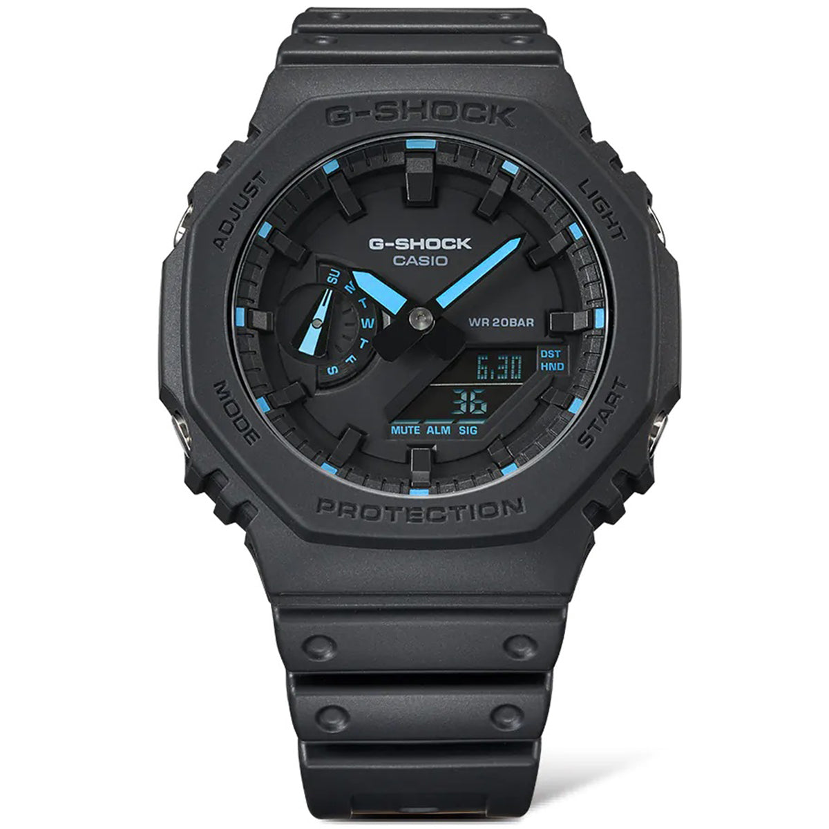 RELOJ CASIO G-SHOCK GA-2100-1ADR ROYAL OAK NEGRO –