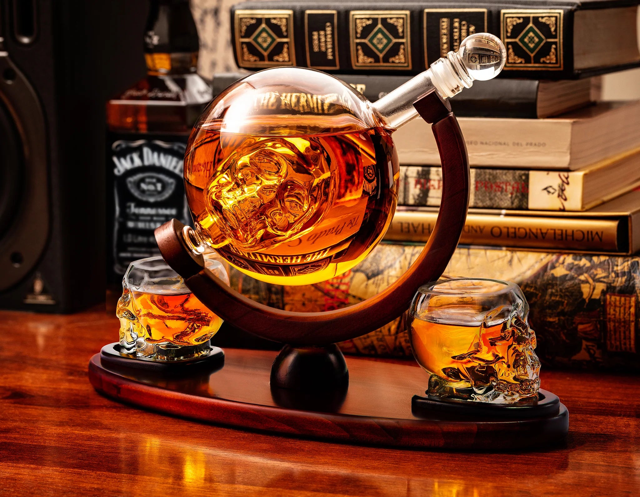 Skull Decanter & Whiskey Glass Set – Infused Barware